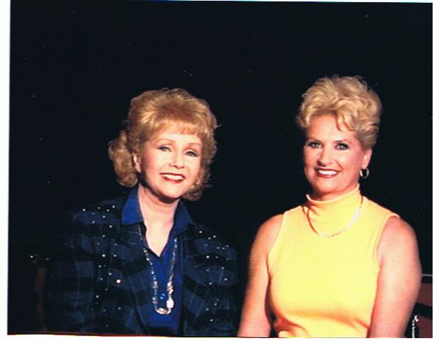 Alinka with Debbie Reynolds